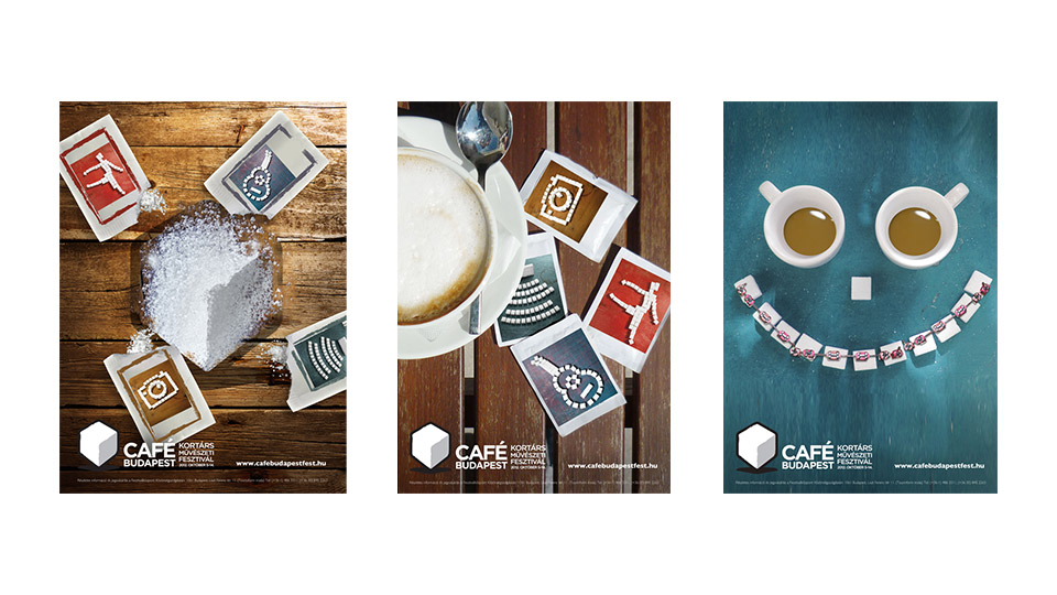 Graphic design, Cafe Budapest Art Festival prints